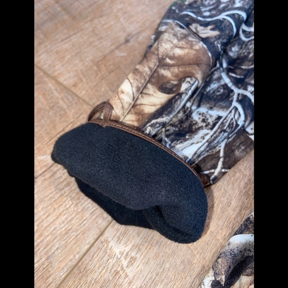 REAL TREE EDGE CAMO MEN'S HUNTING TECH HOOD PULLOVER w/Built-In FACE GAITER NEW - Picture 16 of 16